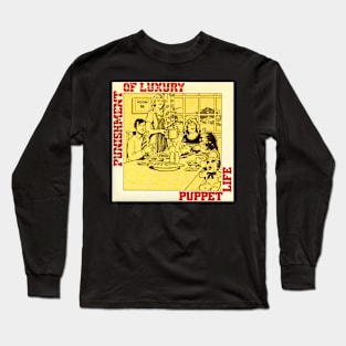 Puppet Life 1978 Post Punk Throwback Design Long Sleeve T-Shirt